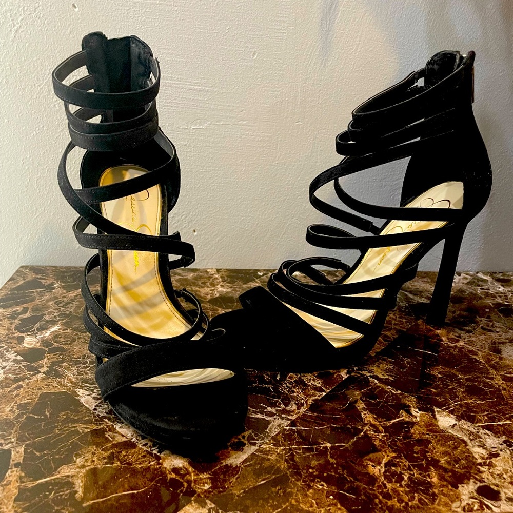 Jessica Simpson black heels
